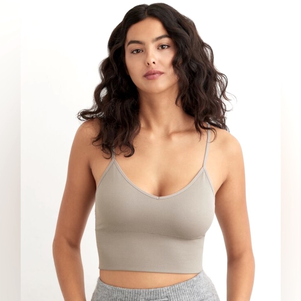Padded nude bra / crop top Dynamite